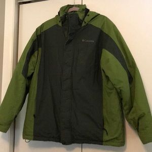Men’s Winter Columbia Hooded Jacket